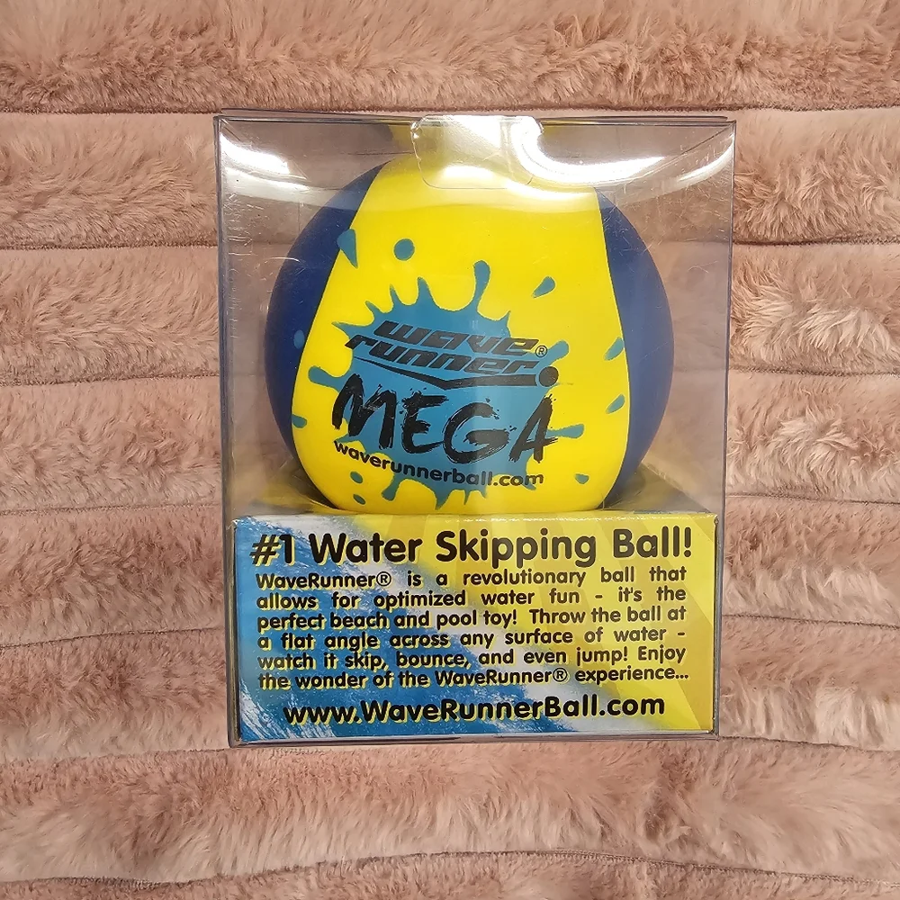 New WaveRunner #1 Mega Water Skipping Ball x4 Assorted Balls
